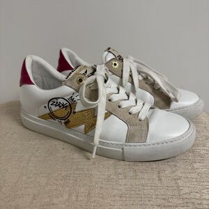Zadig Voltaire Premium Leather Sneakers.